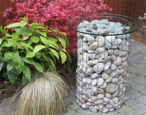 石籠籃子——花園景觀設計的高度創意