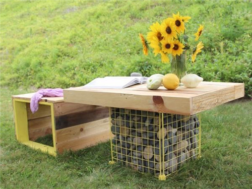 石籠籃子——花園景觀設計的高度創意