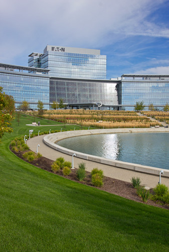 對可持續發展的承諾——美國伊頓公司世界總部景觀設計