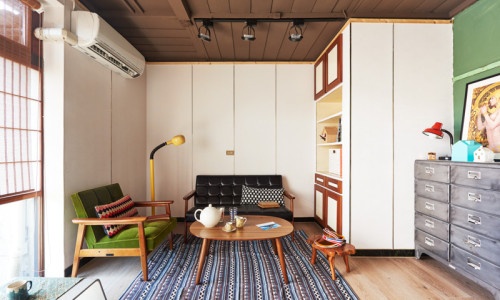41平米老屋改造后變身日式溫馨居所