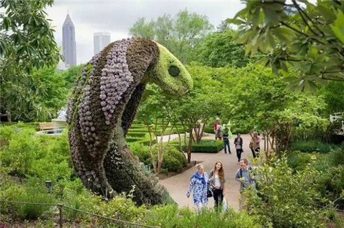 植物雕塑的城市景觀你見過嗎？