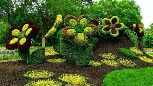 植物雕塑的城市景觀你見過嗎?