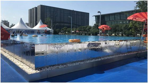 模塊式景觀無邊泳池問世