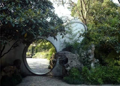 中式古典園林庭院景觀竹韻