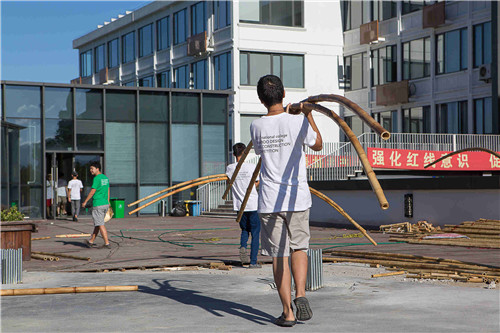 2017全國高校竹設計建造大賽于安吉閉營