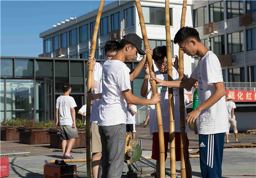 2017全國高校竹設計建造大賽于安吉閉營