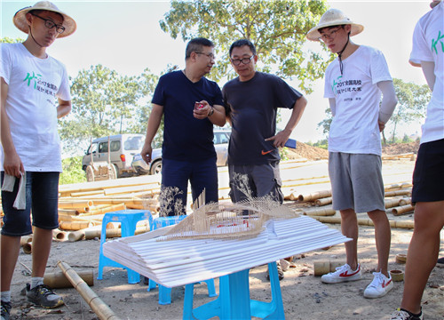 2017全國高校竹設計建造大賽于安吉閉營