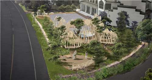 2017全國高校竹設計建造大賽于安吉閉營