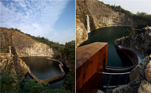 朱育帆作品——上海辰山礦坑花園