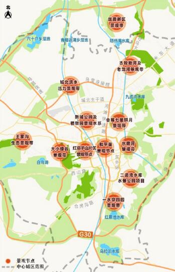 烏魯木齊市將打造12處水系景觀節點