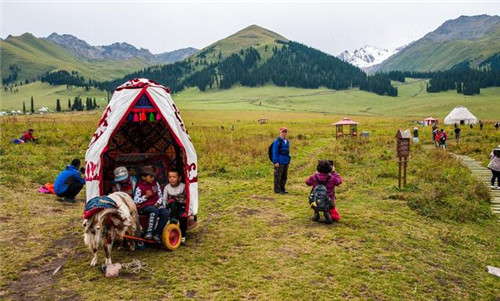中國最美濕地巴音布魯克,空中草原那拉提