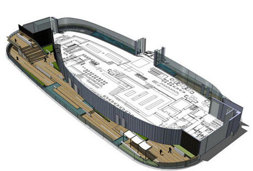 TROP作品:飯店美食和客廳全景區景觀設計