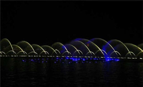 杭州音樂噴泉,美輪美奐讓人驚艷