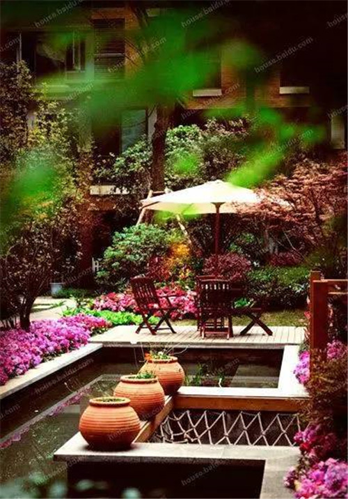 下沉式庭院溫情與美景共存