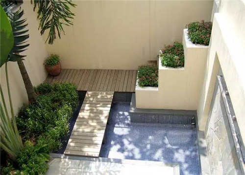 下沉式庭院溫情與美景共存