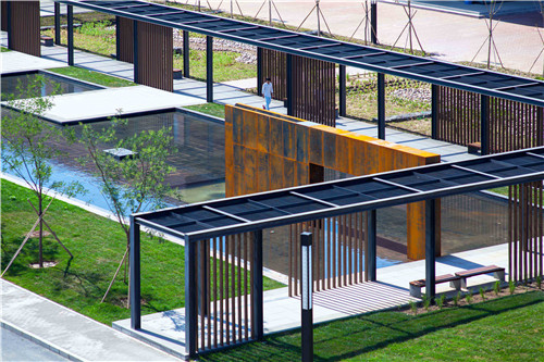 園冶杯項目:衡水威克多總部產業園景觀計劃