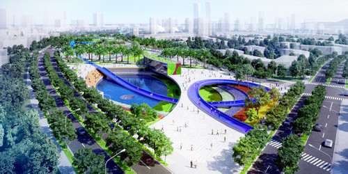 園冶杯專業獎:深圳市坪山區半月環中央公園