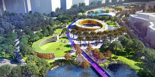 園冶杯專業獎:深圳市坪山區半月環中央公園
