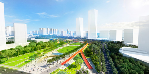 園冶杯專業獎:深圳市坪山區半月環中央公園