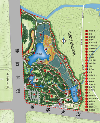 園冶杯專業獎：金溪縣香樟森林公園景觀設計