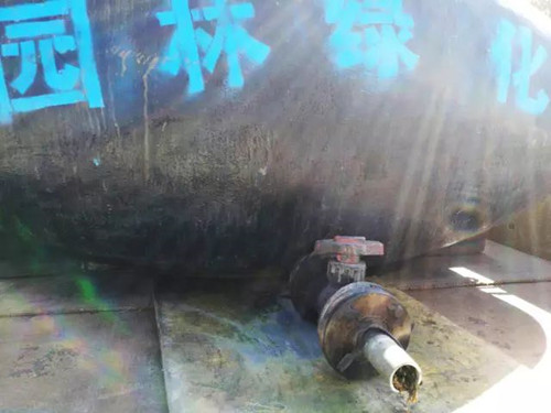 山西:噴涂園林綠化車輛運載危險化學品被查