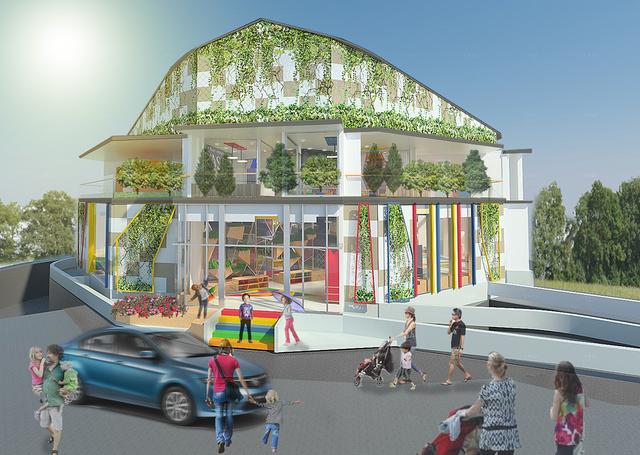 幼兒園環(huán)境設(shè)計中屋頂空間如何設(shè)計