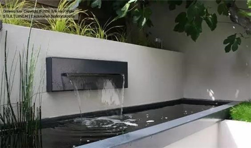 院子里造個(gè)小水景檔次提高了十倍不止