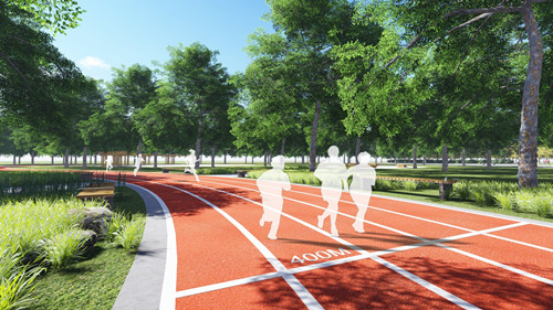 園冶杯專業(yè)獎(jiǎng):固安迎賓大道街角北、南公園