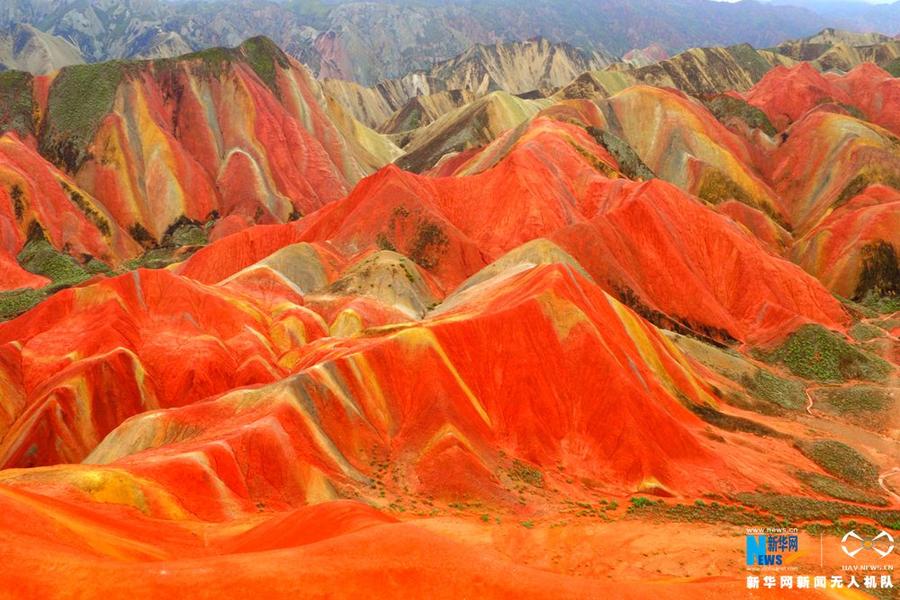 航拍:張掖丹霞國家地質公園