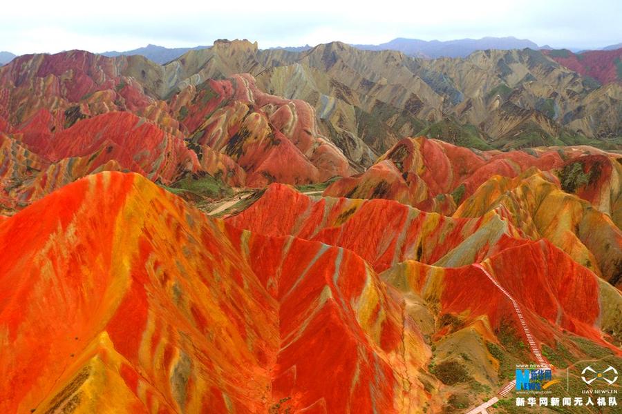 航拍:張掖丹霞國家地質公園