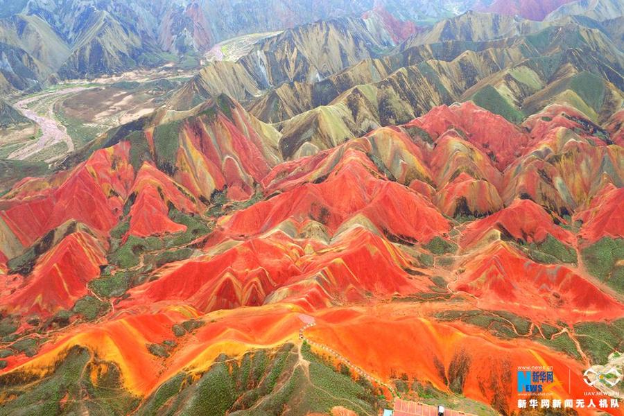 航拍:張掖丹霞國家地質公園