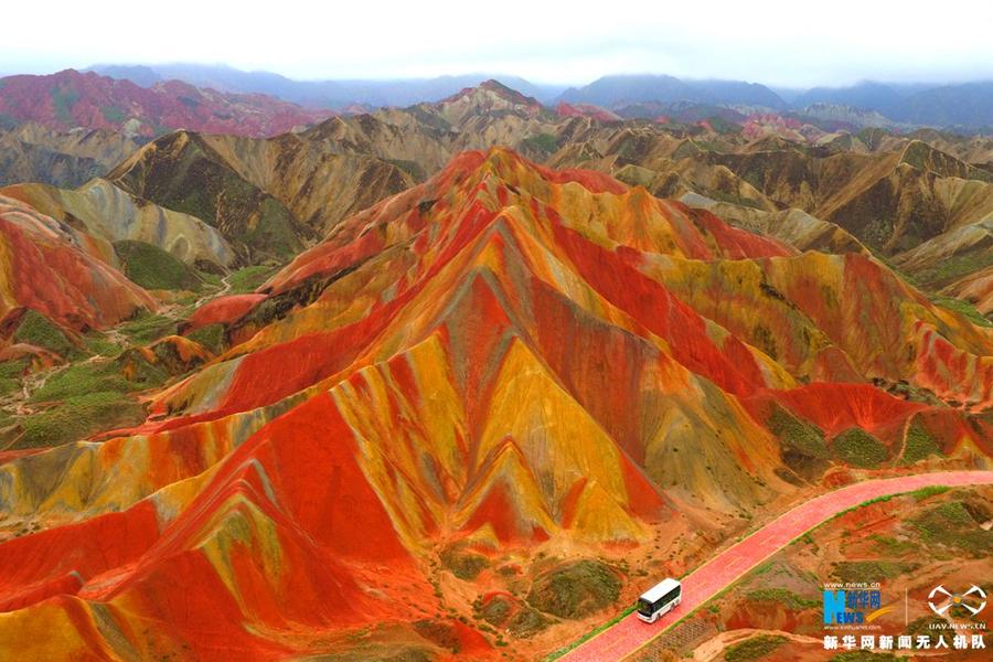 航拍:張掖丹霞國家地質公園