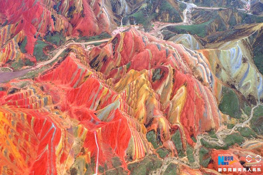 航拍:張掖丹霞國家地質公園