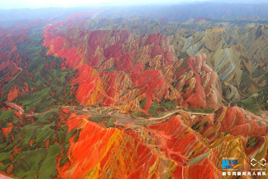 航拍:張掖丹霞國家地質公園