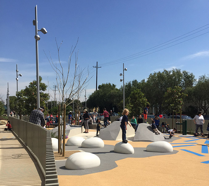 具有不同空間的美國艾西赫拉公園