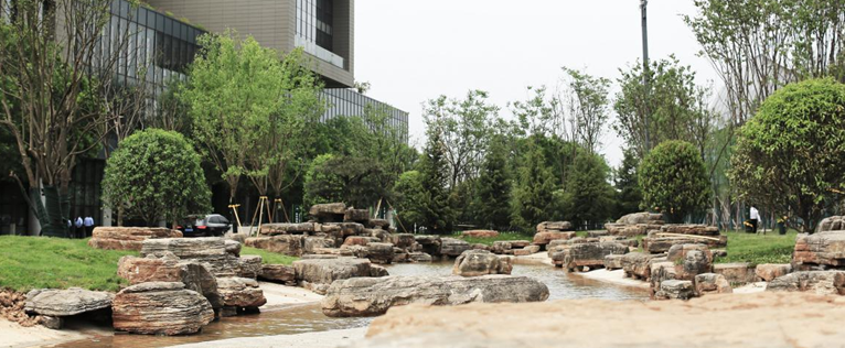 園冶杯專(zhuān)業(yè)獎(jiǎng)：西安浐灞生態(tài)區(qū)商務(wù)中心景觀設(shè)計(jì)