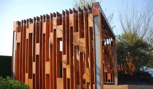 中式庭院，廊道設計，精致景觀