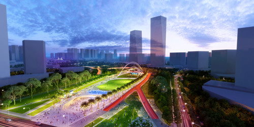 園冶杯專業獎:深圳市坪山區半月環中央公園