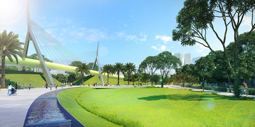 園冶杯專業獎:深圳市坪山區半月環中央公園