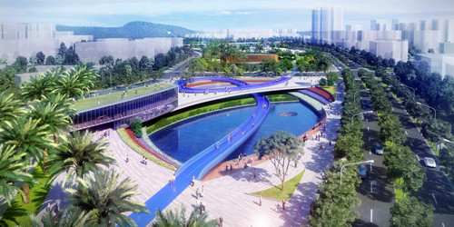 園冶杯專業獎:深圳市坪山區半月環中央公園