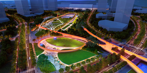 園冶杯專業獎:深圳市坪山區半月環中央公園