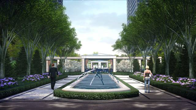 融創(chuàng)中心五園七景描摹新法式宜居住區(qū)