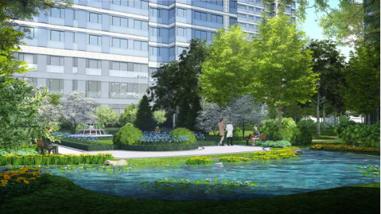 融創(chuàng)中心五園七景描摹新法式宜居住區(qū)