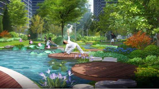 融創(chuàng)中心五園七景描摹新法式宜居住區(qū)