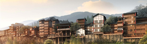 園冶杯專(zhuān)業(yè)獎(jiǎng):安居古城濱江路景觀改造