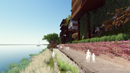 園冶杯專(zhuān)業(yè)獎(jiǎng):安居古城濱江路景觀改造