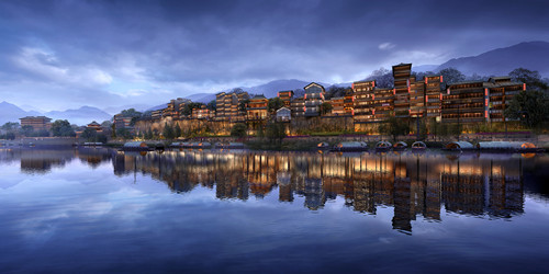 園冶杯專(zhuān)業(yè)獎(jiǎng)：安居古城濱江路景觀改造