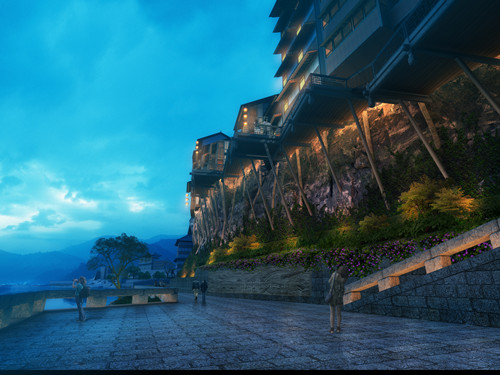 園冶杯專(zhuān)業(yè)獎(jiǎng):安居古城濱江路景觀改造