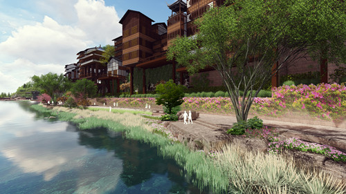 園冶杯專(zhuān)業(yè)獎(jiǎng):安居古城濱江路景觀改造