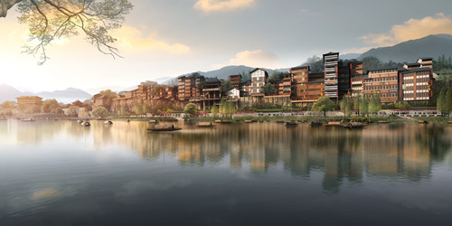 園冶杯專(zhuān)業(yè)獎(jiǎng)：安居古城濱江路景觀改造